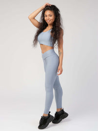 V Front High Waist Legging  by Profit Outfits