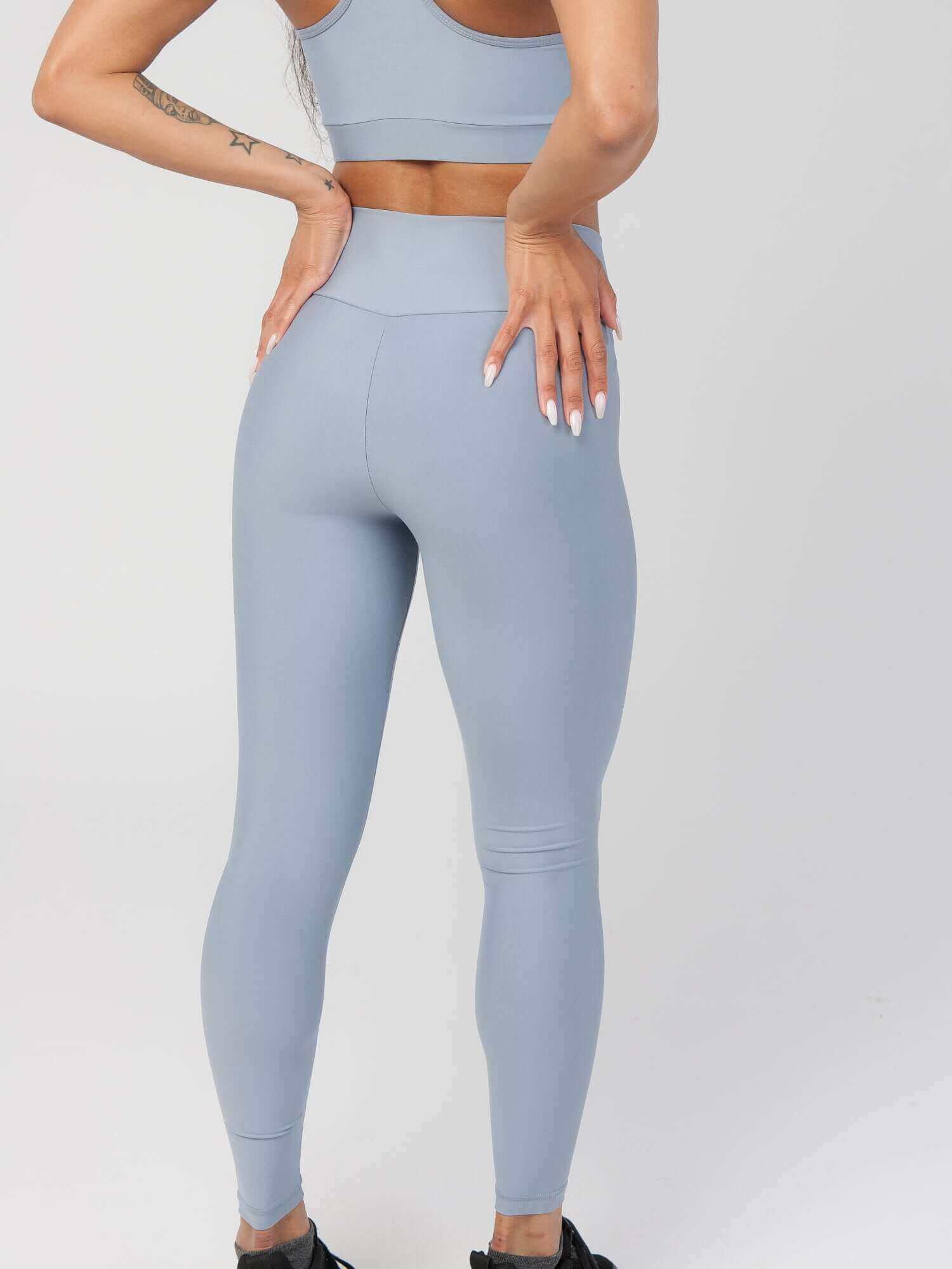 V Front High Waist Legging  by Profit Outfits