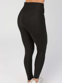 V Front High Waist Legging  by Profit Outfits