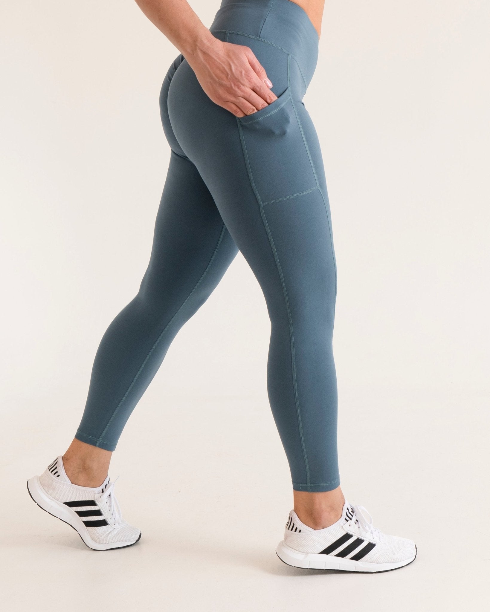 Pro-Fit Basic High Waist Tummy Control Butt Lifting Legging - Profit Outfits