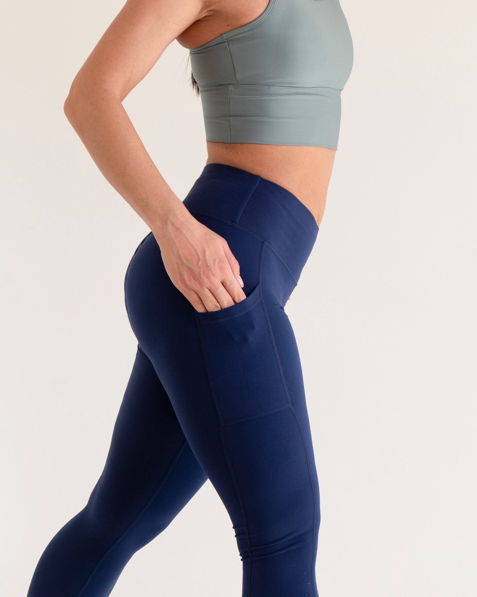 Pro-Fit Basic High Waist Tummy Control Butt Lifting Legging - Profit Outfits