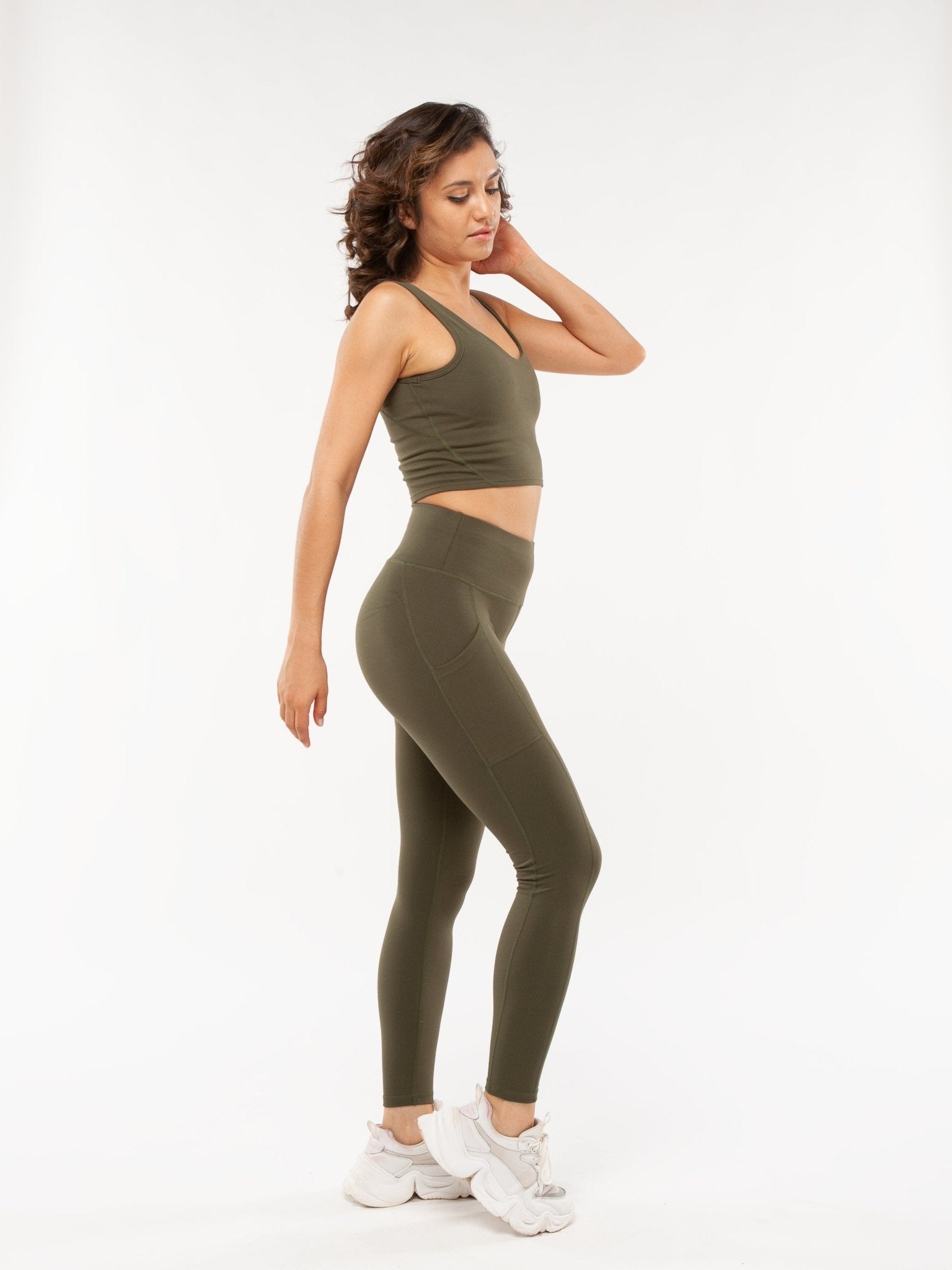 Pro-Fit Basic High Waist Tummy Control Butt Lifting Legging - Profit Outfits