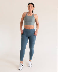 Pro-Fit Basic High Waist Tummy Control Butt Lifting Legging - Profit Outfits