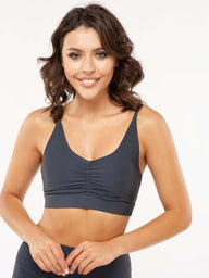 Basic Workout Sports Bra (72005-Charcoal-S) - Activewear | Sports Bra | Starting at $13.5 from Profit Outfits