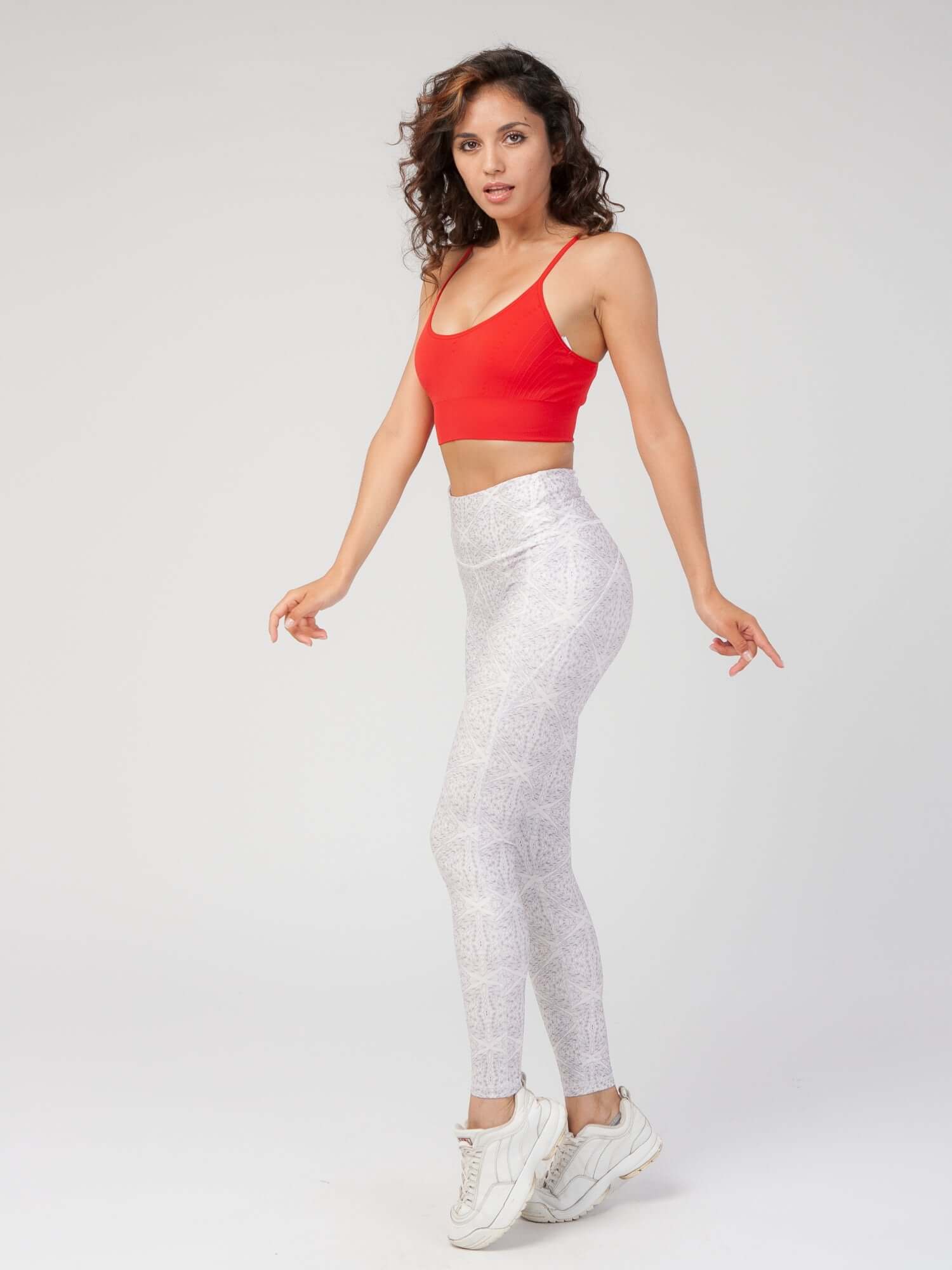 High Fashion Printed Legging (K9998Y-White Star-S) - Activewear | Legging | Starting at $16.5 from Profit Outfits