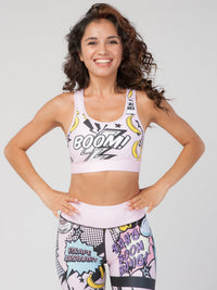 Pro-Fit High Fashion Printed Sports Bra - Profit Outfits