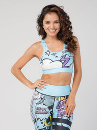 Pro-Fit High Fashion Printed Sports Bra - Profit Outfits