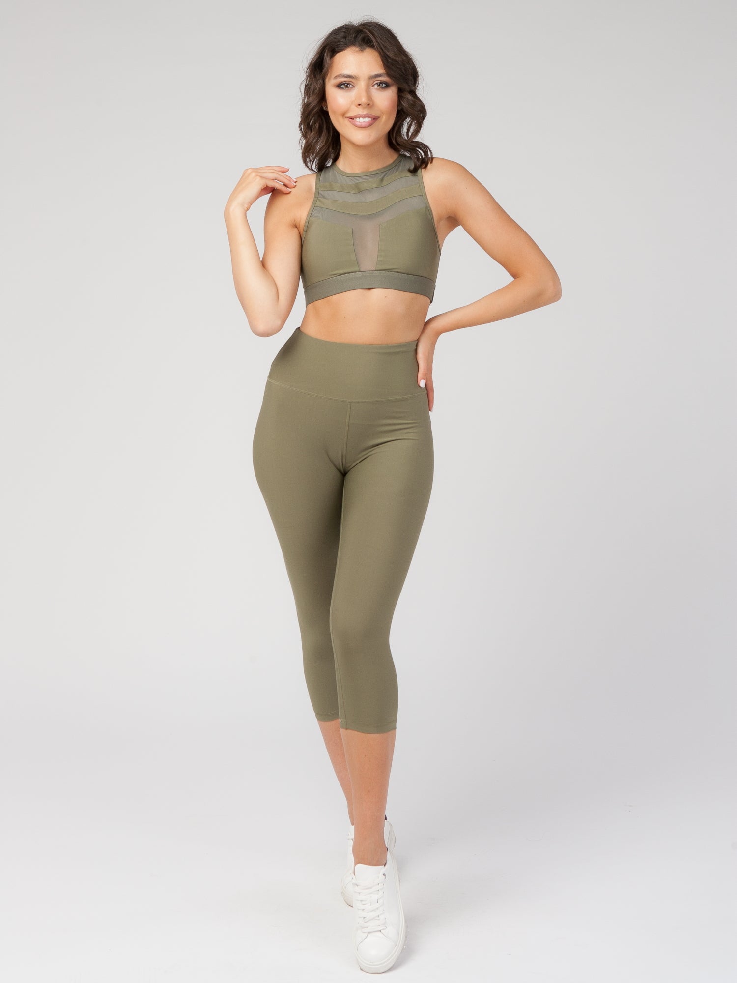 High Waist Tummy Control Capri