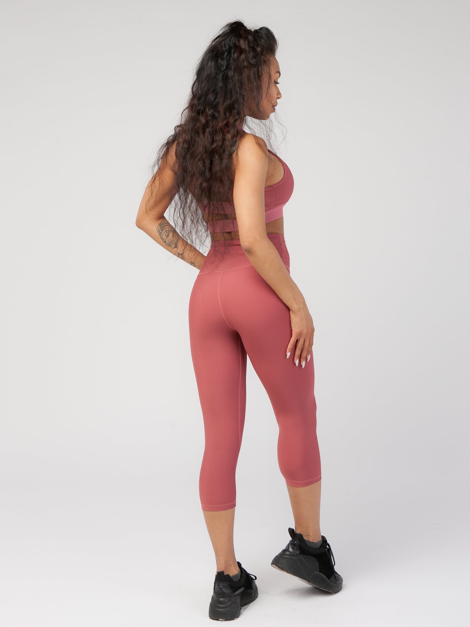 High Waist Tummy Control Capri