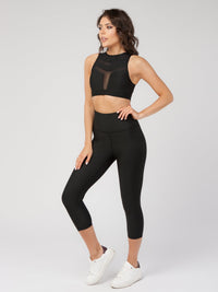 High Waist Tummy Control Capri