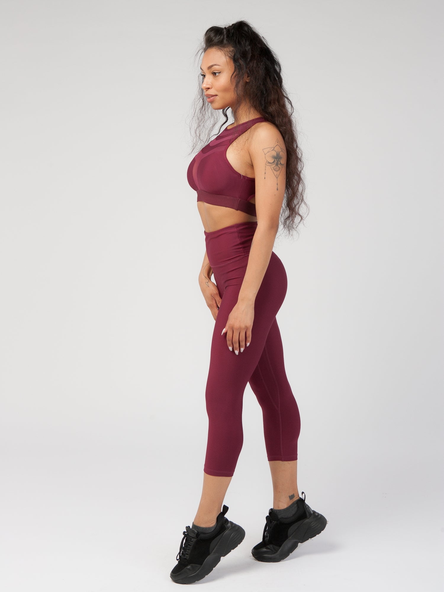 High Waist Tummy Control Capri