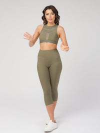 High Waist Tummy Control Capri