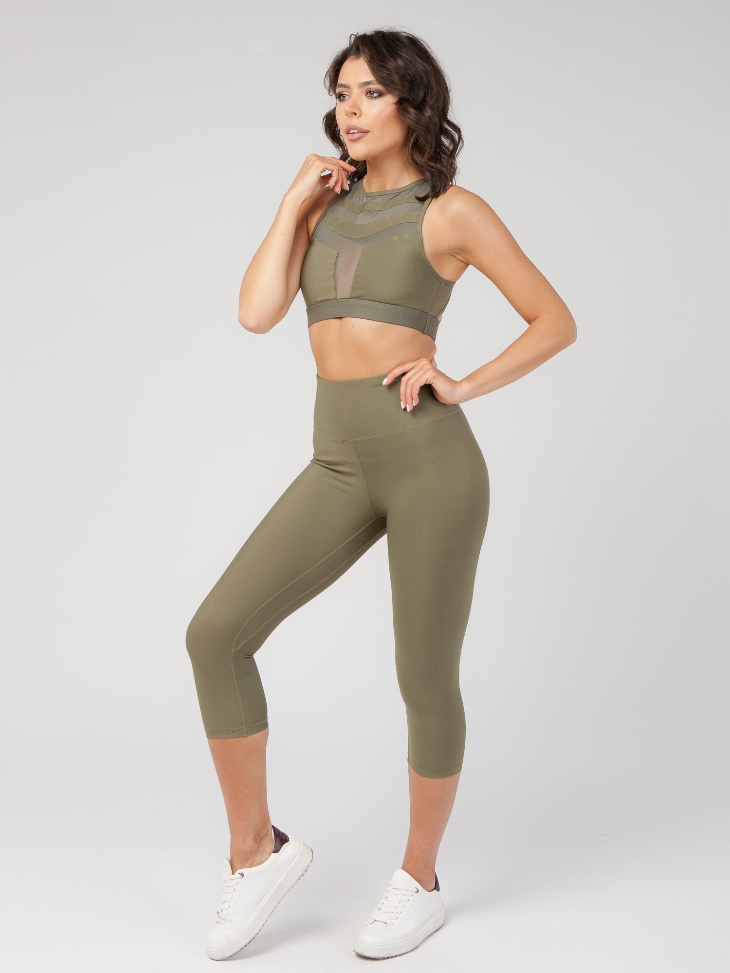 High Waist Tummy Control Capri