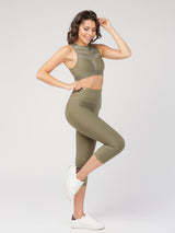 High Waist Tummy Control Capri