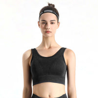 Melange Sports Bra (AMI901B-BLACK-M) - Activewear | Sports Bra | Starting at $13.5 from Profit Outfits