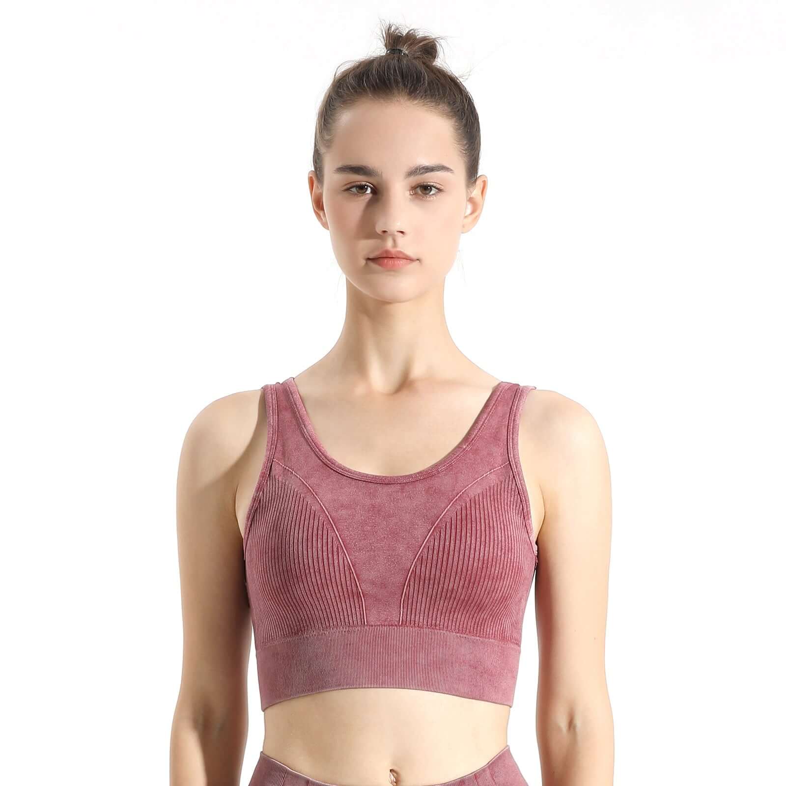 Melange Sports Bra (AMI901B-RED-S) - Activewear | Sports Bra | Starting at $13.5 from Profit Outfits