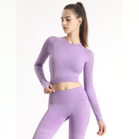 Pro-Fit Seamless High Fashion Sports Top - Profit Outfits